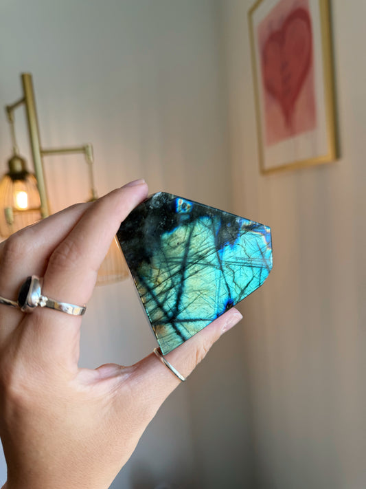 Blue Green Labradorite
