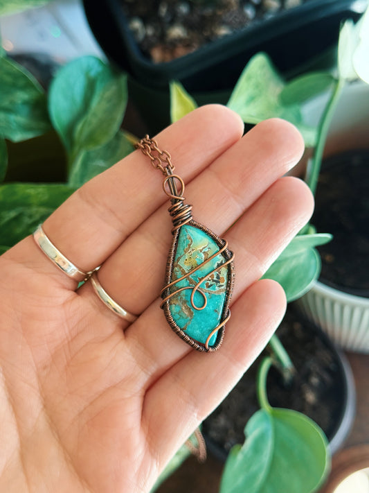 Turquoise Pendy