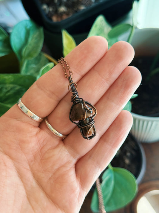 Brown Agate Mushie