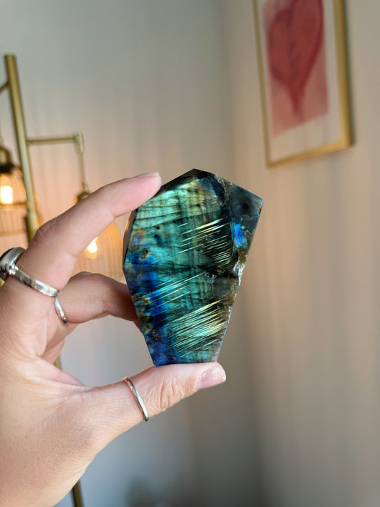 Blue Green Yellow Labradorite